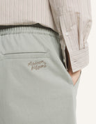 Bermuda verde acqua con elastico in vita - YES SHOPBermudaMAISON KITSUNEQM01404WW9107-XXS9840031776771