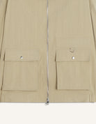 Giubbotto beige con zip e tasconi - YES SHOPGiubbottiMAISON KITSUNEQM02102WW9082-0450-XXS5211108863771