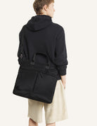 Borsa tote in nylon nera - YES SHOPBorse a spallaMAISON KITSUNEQU05112WB0043-P199-Taglia unica1731108863771