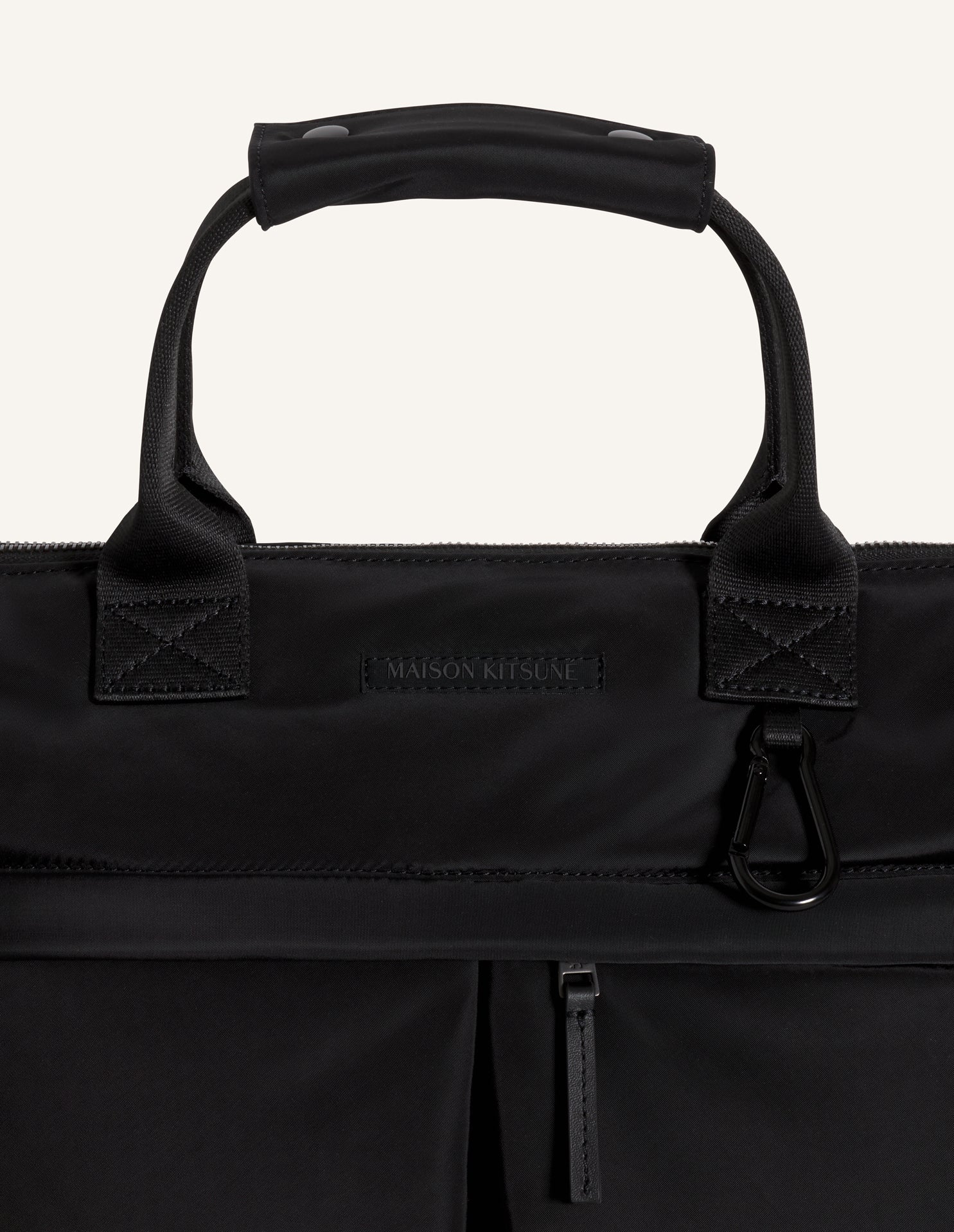 Borsa tote in nylon nera - YES SHOPBorse a spallaMAISON KITSUNEQU05112WB0043-P199-Taglia unica1731108863771