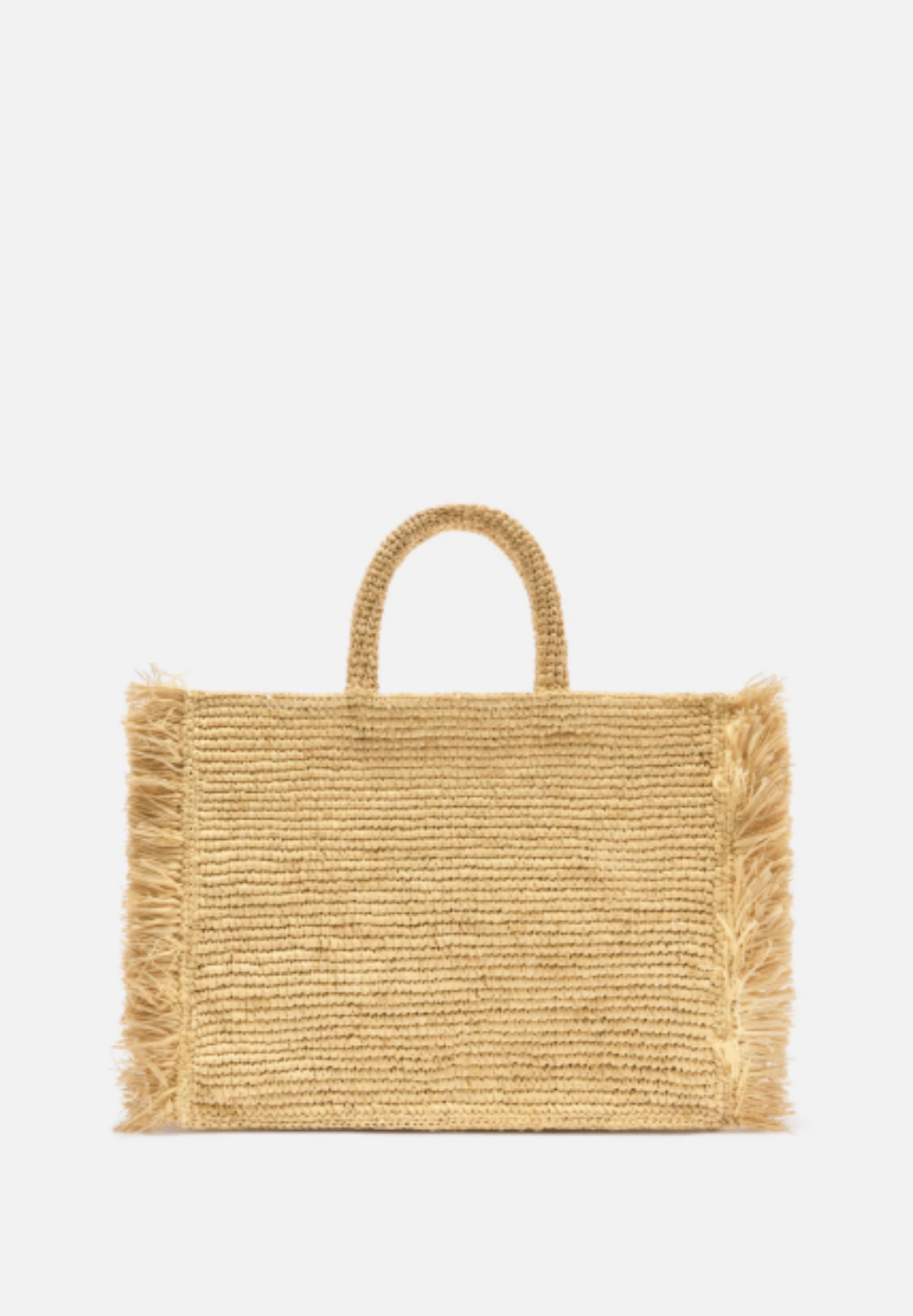Borsa Vanity in raffia minimal con nappina e frange - YES SHOPBorse a spallaMC2 SAINT BARTHVANI044/00261L-Taglia unica1325104964771