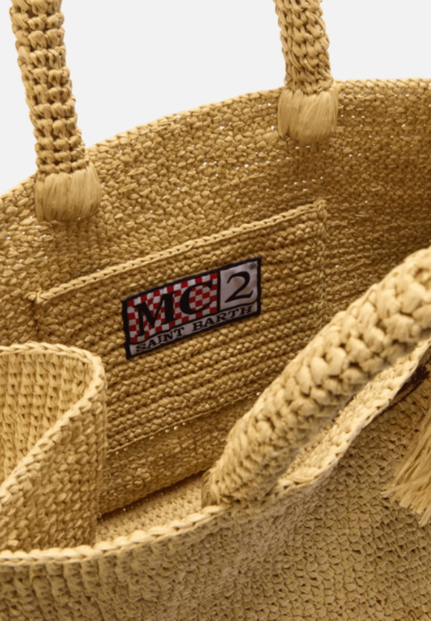 Borsa Vanity in raffia minimal con nappina e frange - YES SHOPBorse a spallaMC2 SAINT BARTHVANI044/00261L-Taglia unica1325104964771
