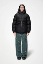 Puffer Alta Aline nero oversize con cappuccio - YES SHOPGiubbottiRAINS16980-37756273710971
