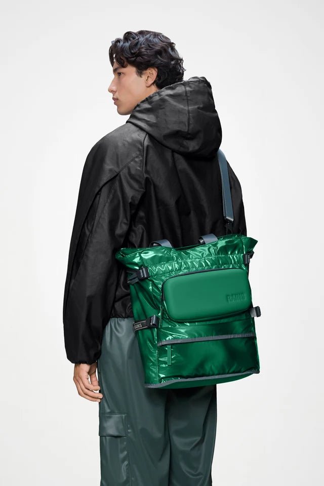 Tote Bag Sibu shield W3 verde - YES SHOPBorse a spallaRAINS16940-Taglia unica7682473710971