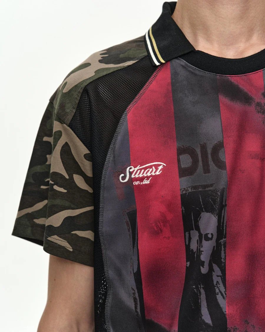 T-shirt rossa da calcio rielaborata - YES SHOPT-shirtANDERSON BELLATB1584M-XXS