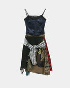 Abito reworked con top lingerie e gonna patchwork - YES SHOPAbitiADSB ANDERSSON BELLATB1570W-XXS