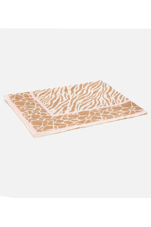 Pareo in seta voile safari skin beige - YES SHOPBeachwearMC2 SAINT BARTHTAIT001/09738L-Taglia unica