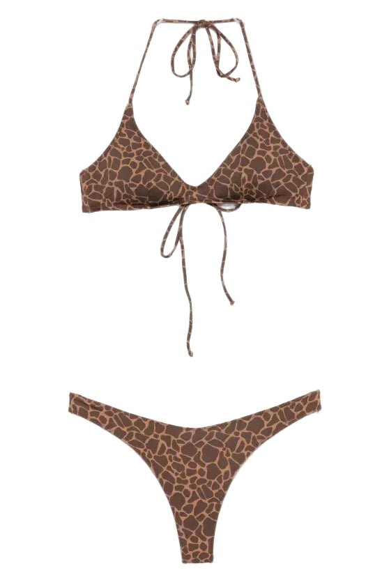 Bikini Hesni marrone stampa giraffe skin - YES SHOPCostumi da bagnoMC2 SAINT BARTHHSN0001/00900L-XXS9136930233771