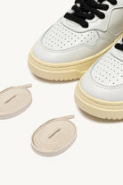 Sneakers medialist low in pelle bianca e cavallino leopard - YES SHOPScarpe sportiveAUTRYAULW-OC02-IT 361540440454871