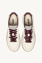 Sneakers medialist low in pelle bordeaux e argento - YES SHOPScarpe sportiveAUTRYAULW-NE19-IT 361340440454871