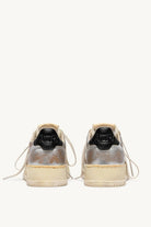Sneakers medialist low Super Vintage in pelle argento, platino e nero - YES SHOPScarpe sportiveAUTRYAULW-WR02-IT 369350440454871