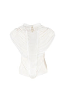 Blusa Stirling bianca con frange frontali - YES SHOPBluseTPNSTIRLING-XXS
