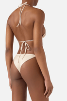 Bikini Maleah champagne top a triangolo full strass e slip brasile regolabile - YES SHOPCostumi da bagnoMC2 SAINT BARTHMALE002/00237L-XXS