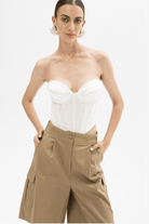 Bustino bianco corto scollo cuore - YES SHOPTopACTUALEEBU000003-IT 348649256742771