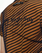 Polo twist arancio a righe in piqué con velo in raso - YES SHOPPoloADSB ANDERSSON BELLATB1564W-XXS
