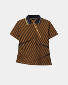Polo twist arancio a righe in piqué con velo in raso - YES SHOPPoloADSB ANDERSSON BELLATB1564W-XXS
