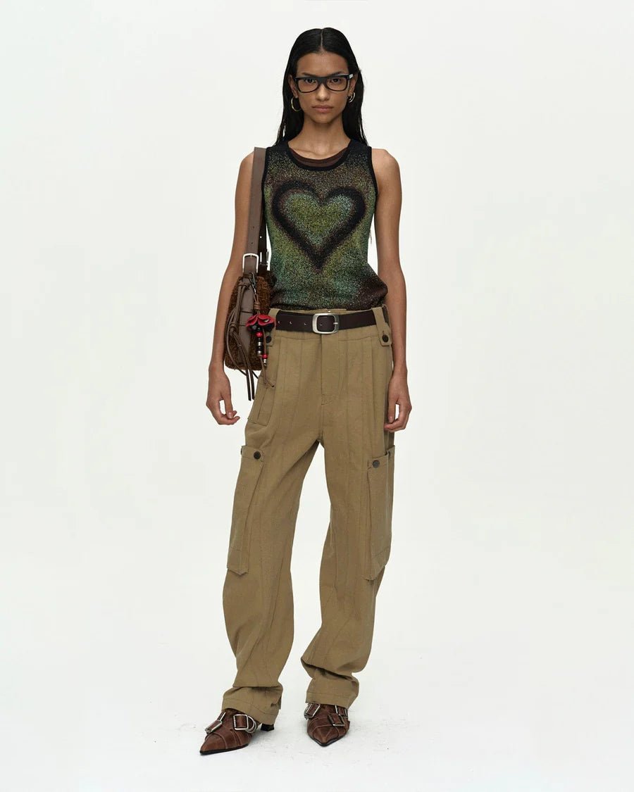Pantalone cargo utility beige - YES SHOPPantaloniADSB ANDERSSON BELLAPA894W-IT 34