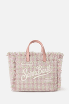 Borsa Vanity Mini in tweed con filato lurex lurex verde e rosa - YES SHOPBorse a tracollaMC2 SAINT BARTHVAMI32/00171M-Taglia unica