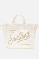 Borsa Vanity in canvas panna con logo beige - YES SHOPBorse a spallaMC2 SAINT BARTHVANI001/01818L-Taglia unica9510575068771