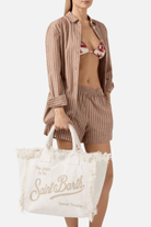 Borsa Vanity in canvas panna con logo beige - YES SHOPBorse a spallaMC2 SAINT BARTHVANI001/01818L-Taglia unica9510575068771