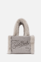 Borsa Vanity Mini in lana con profili in pelliccia - YES SHOPBorse a tracollaMC2 SAINT BARTHVAMI022/03999M-Taglia unica