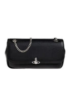 Borsa Chain Crossbody Purse in pelle nera e argento - YES SHOPBorse crossbodyVIVIENNE WESTWOOD5C01000XW-S000D/N403-Taglia unica3898349676771