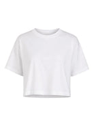T-shirt crop bianca girocollo - YES SHOPT-shirtDONDUPDS077/DD/JF0350D-XXS