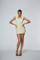 Abito Zubiena tweed giallo - YES SHOPAbitiODI' ODI'ZUBIENA-XXS9722456742771