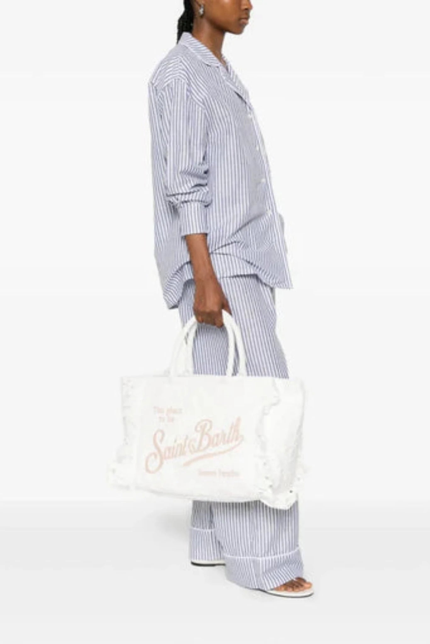 Borsa Vanity in pizzo sangallo bianco - YES SHOPBorse a spallaMC2 SAINT BARTHVANI0029-Taglia unica1078349676771